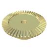 Brass milled, straight toothed